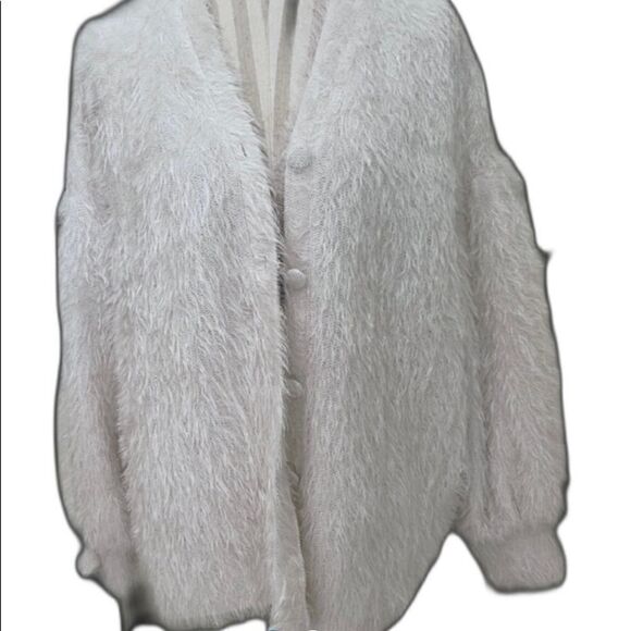 ANGEL HAIR Button Cardigan - Picture 12 of 14